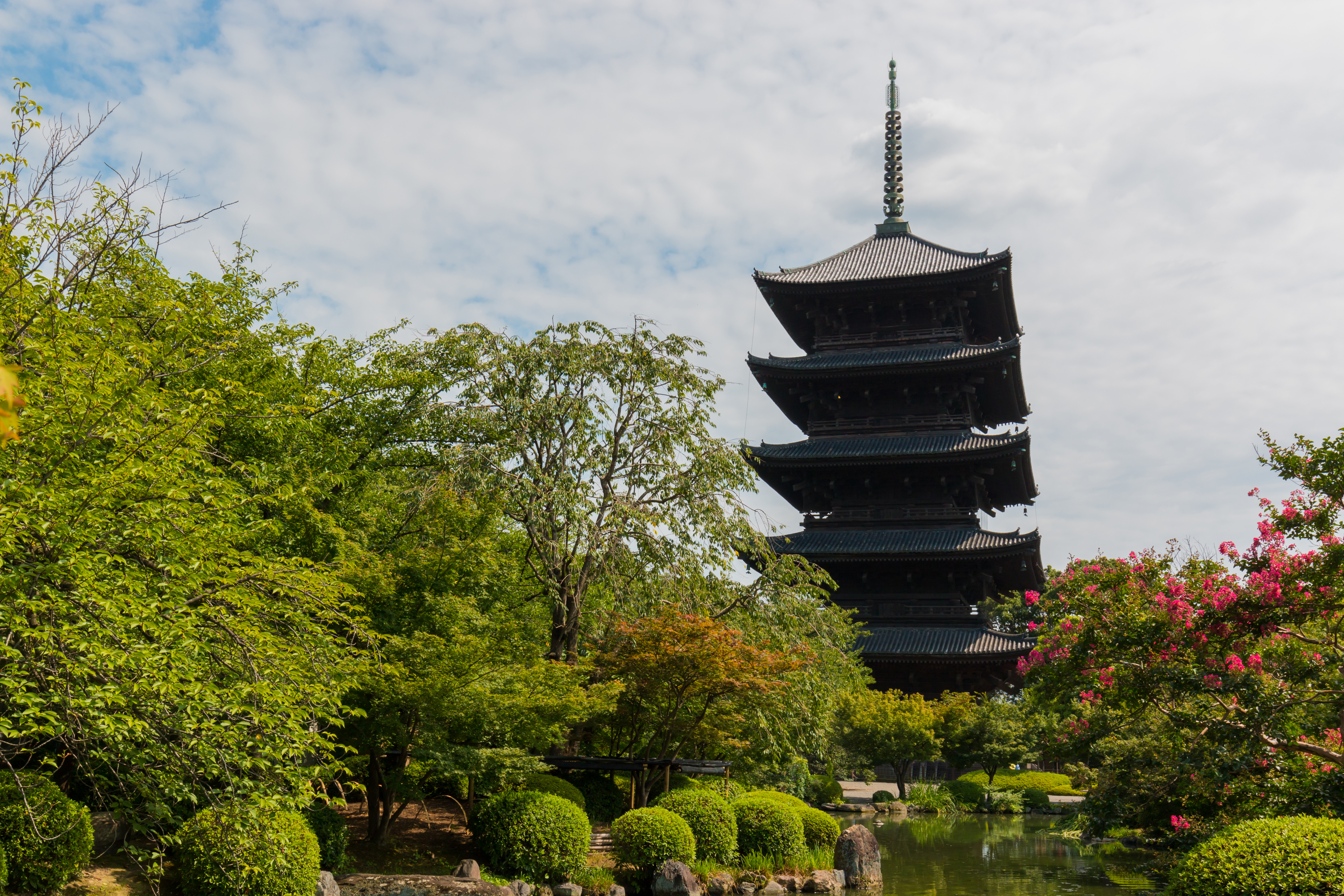 Toji temple is a Buddhist temple of the Shingon sect in Kyoto, J